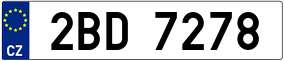Truck License Plate